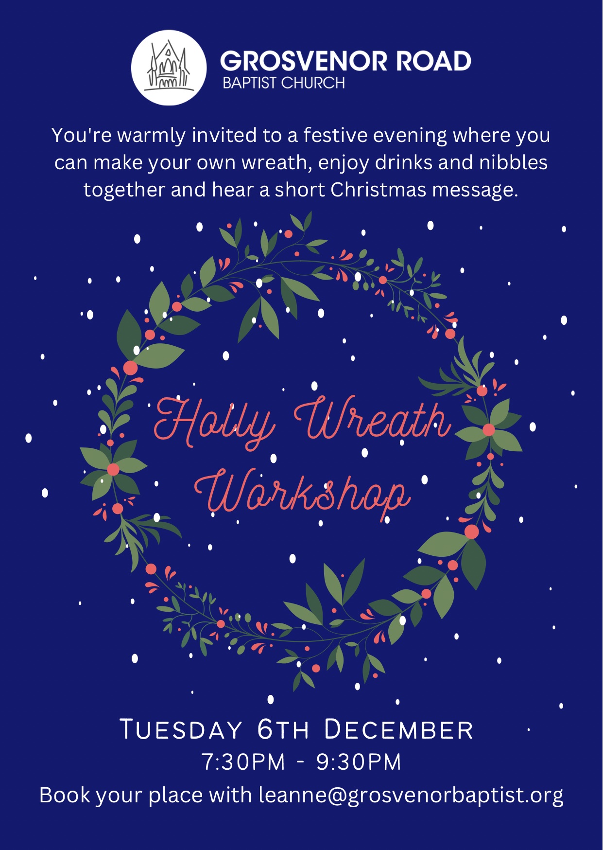 Holly Wreath Workshop